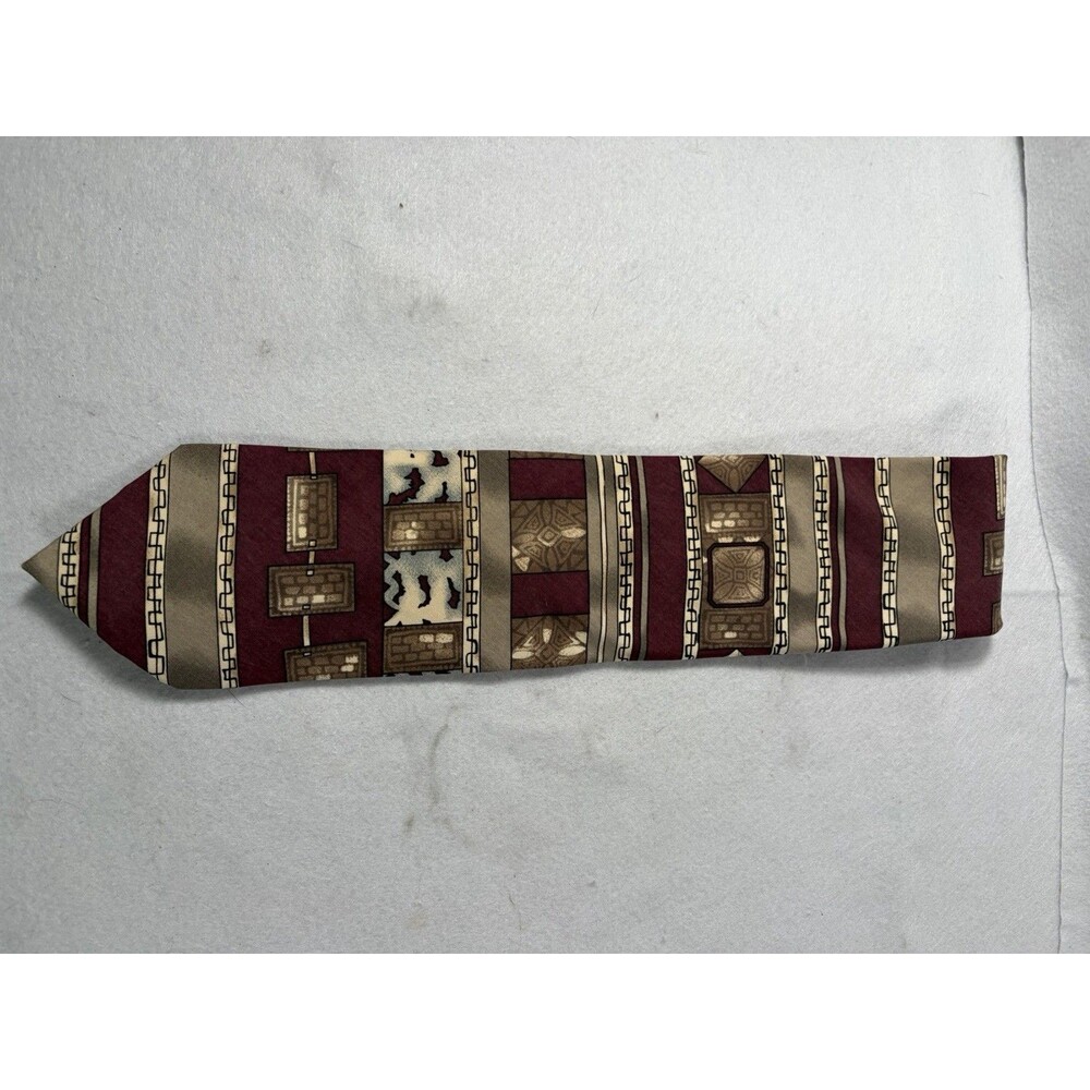Robert Stock Sandwashed 100% Silk Men’s Neck Tie